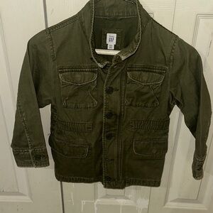 GAP Kids Olive Green Jean Jacket